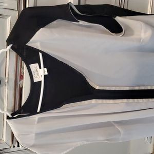 Black and white shirt